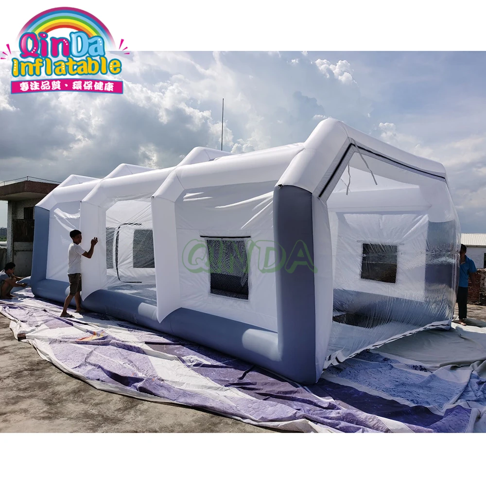 

Customized Size Durable Portable Car Garage Paint Booths Inflatable Portable Spray Booth Tent