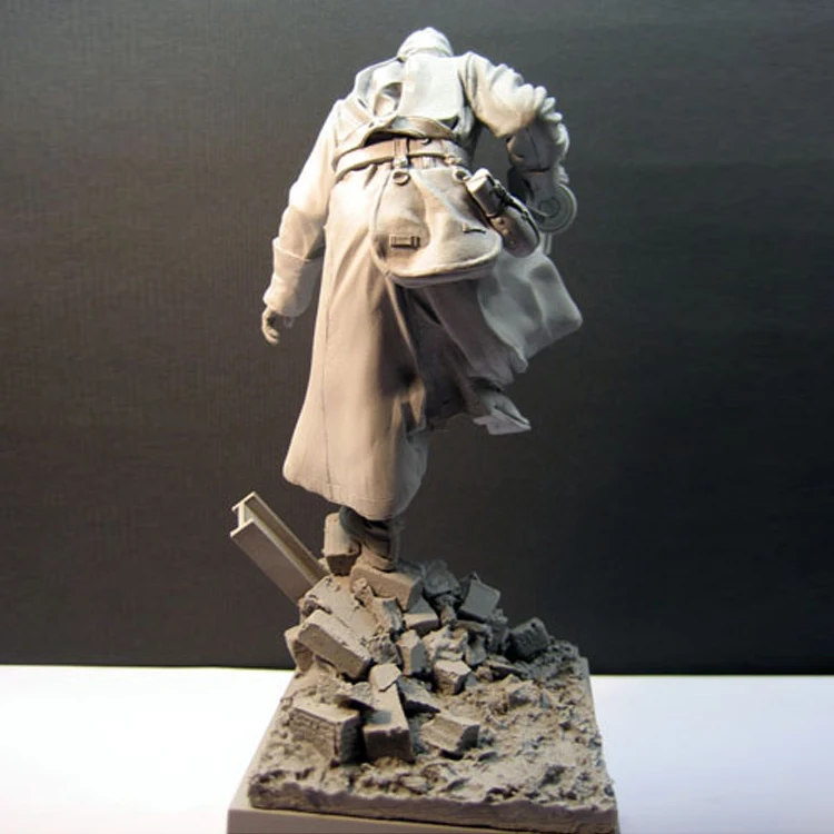 1/16 Resin Soldier Model Military War White Model