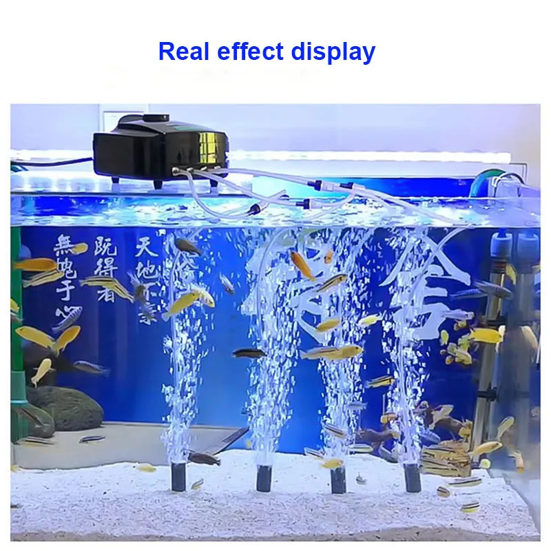 SOBO حوض السمك مضخة أكسجين ضاغط الهواء قابل للتعديل تدفق الهواء لخزان الأسماك وحوض السمك مضخات الأكسجين الملحقات