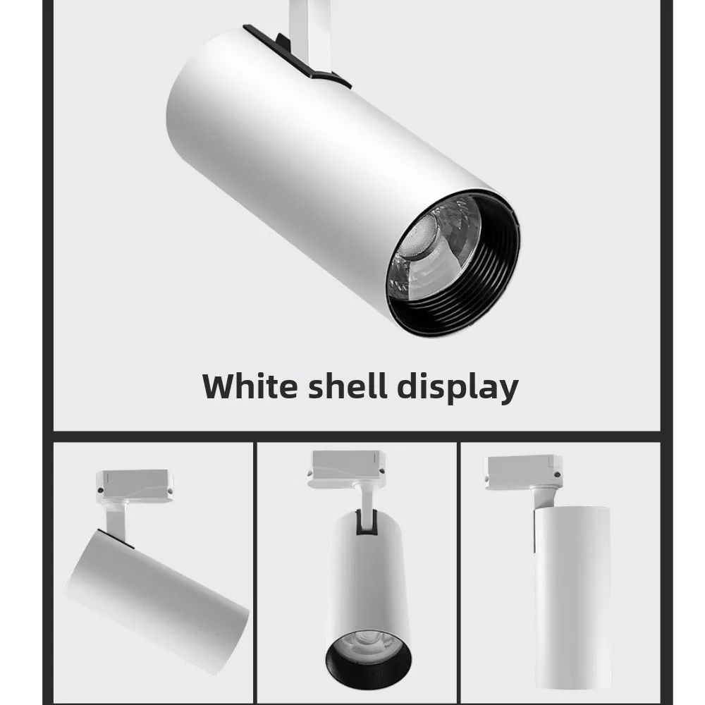 High Quality Dimmable LED Track Light 20/30W Energy Saving Ceiling Spot Rail Lighting for Living Room