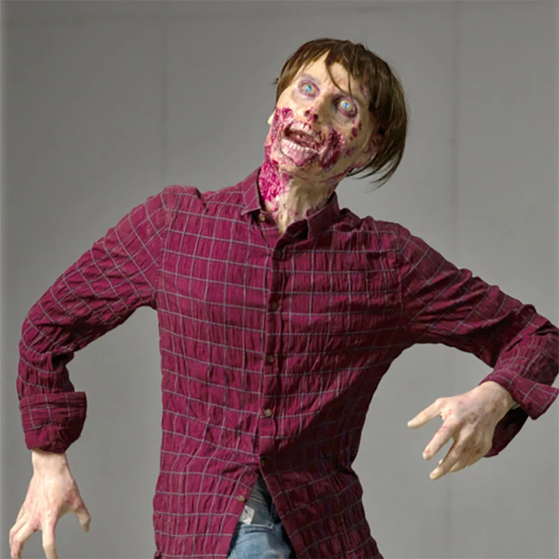 ATV&UTVHaunted House Props Horror Wax Figure Life-size Scary Zombie Ghosts Products for Halloween bar DINOSKY