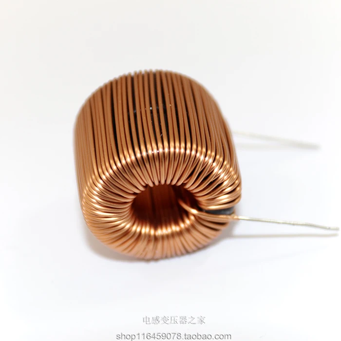 2mh 3A Iron Silicon Aluminum Magnetic Ring Inductor, Annular Energy Storage Inductor KS106125A, Double Loop Parallel Winding