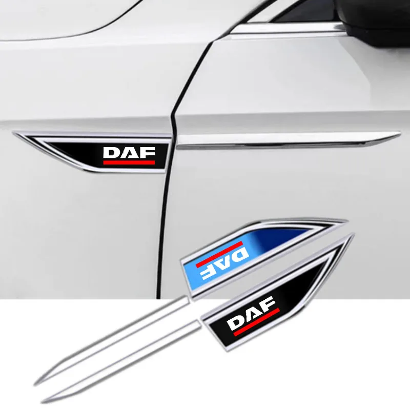 Car Door Side Fender Blade Logo Emblem Badge Decal Sticker For DAF Truck XF 105 106 CF85 360 460 MX11 EURO 6 Auto Accessorie