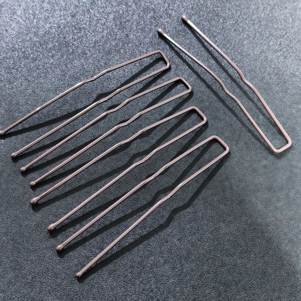5 Stück U-förmige Haarnadeln für Hochzeitsfrisuren, Metall-Haargabeln für Duttfrisuren, rutschfeste Haarstäbchen, Hochzeits-Braut-Haarnadeln – Detail 13