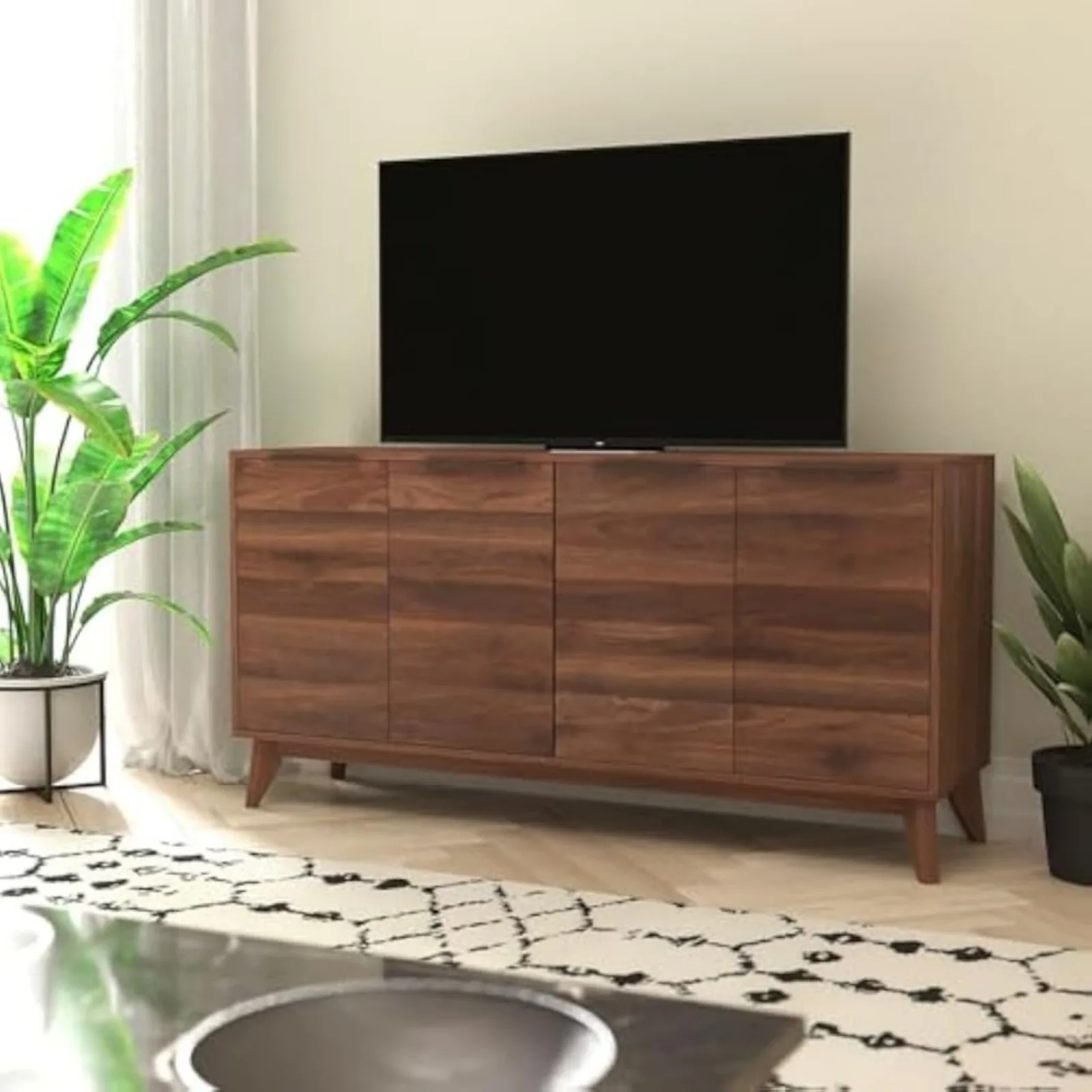 US Hatfield Engineered Wood TV Stand for up to 64