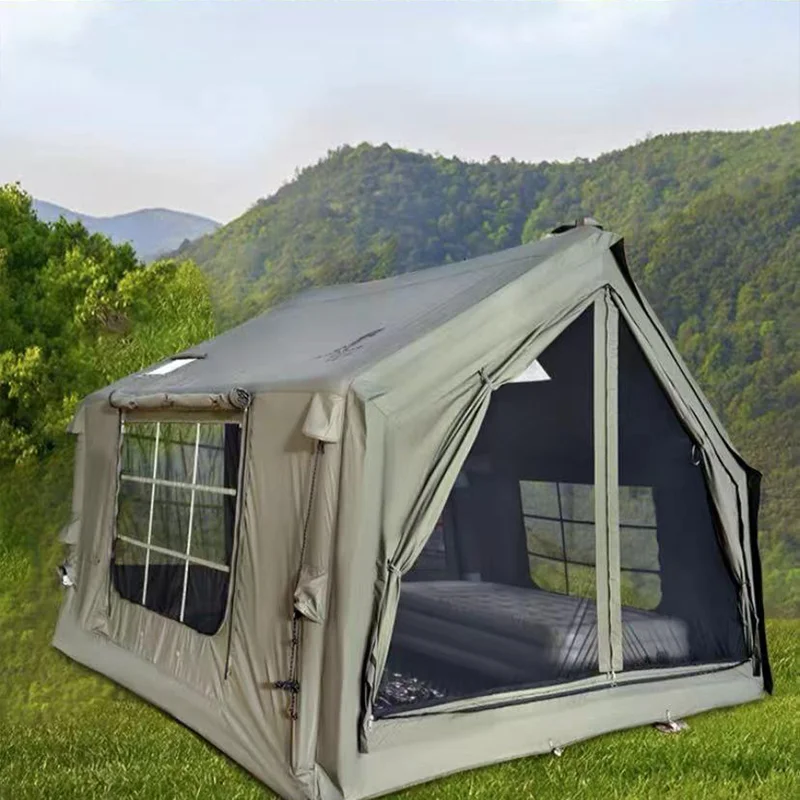 

Forerunner 7.0 Waterproof Easy Setup Glamping Air Tent 4 Season Inflatable Camping with Pump for All Seasons