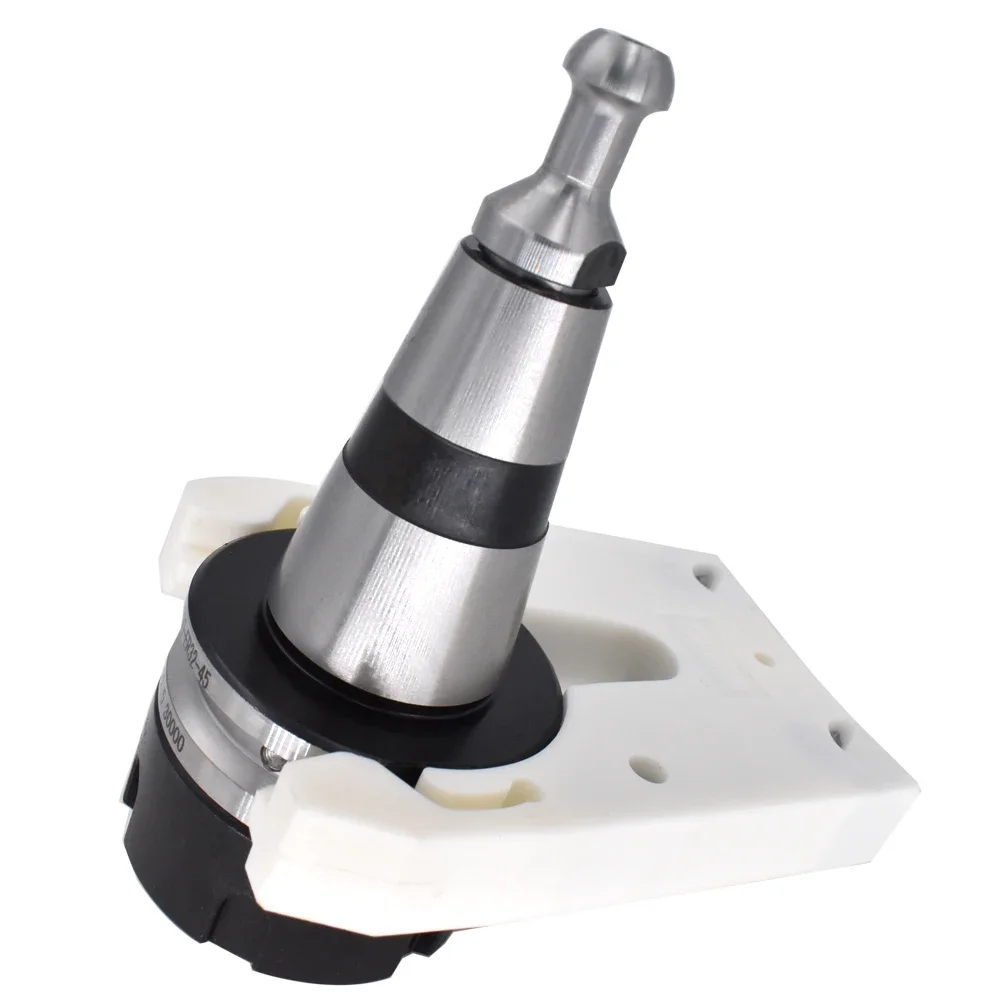 100% New Automatic Cnc Tool Changer Iso10 ISO20 ISO25 ISO30 BT30 NBT30 BT40 HSK63F Tool Holder Clamp Iron+ABS Flame Proof Rubber