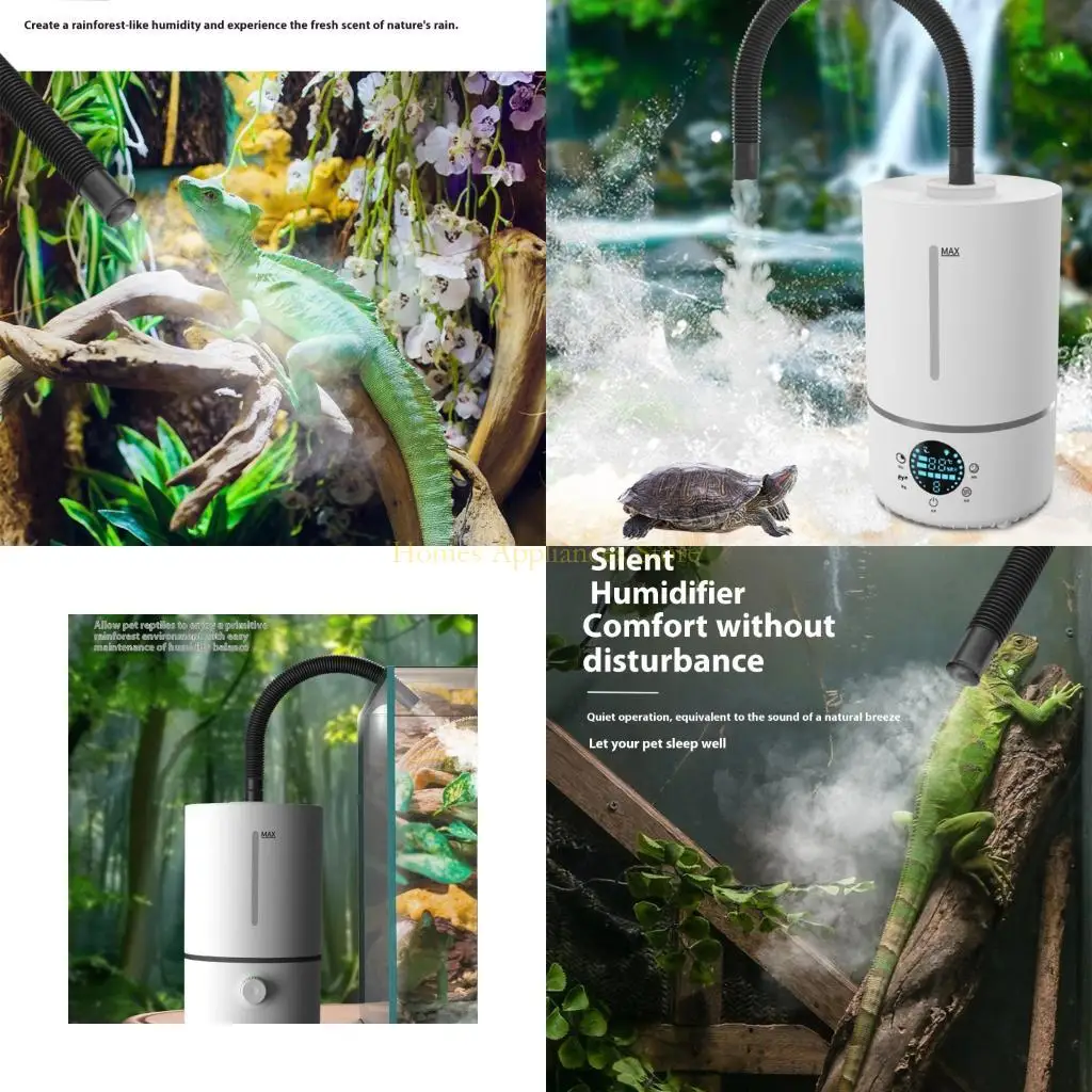 

D0AB Professional Большой увлажнитель 4L спальни увлажнителя ABS Texture для собственного стола и спальни для улучшения воздуха