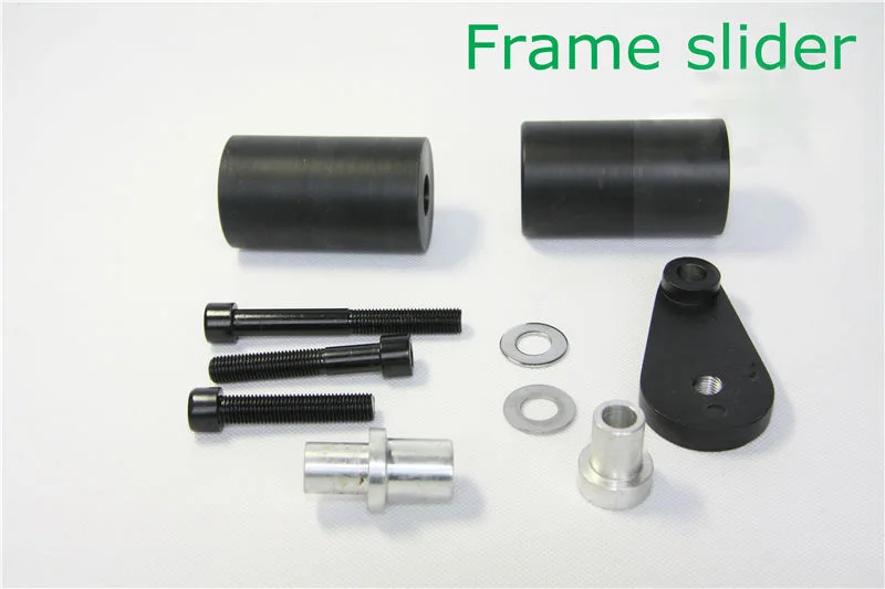 لياماها YZF R6 2003-2005 04 / YZF R6S 2006-2009 07 08 دراجة نارية لا قطع الإطار المنزلق تحطم حامي أسود/الكربون