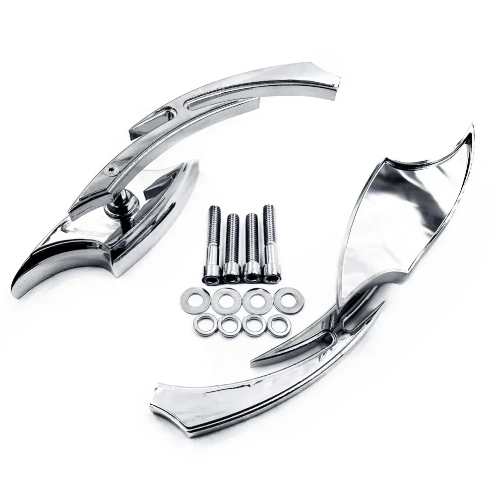 يصلح لجميع الدراجات النارية أو الدراجة إذا كانت تستخدم القياسية 8 مللي متر/100 مللي متر جبل ويندي للمقهى المتسابق هوندا يامها سوزوكي الجانب الرؤية الخلفية #6