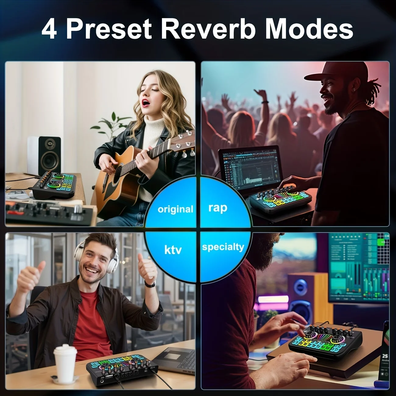 

Tenlamp Mic Mixer Set Podcast Influencer KOL Singing Gaming DJ Mixing Station Controller Equipment Studio Recording Electronic Music Mixer Power Karaoke Machine Available Dynamic Condenser Wireless Microphone Portable Microfono Mini Disco Player