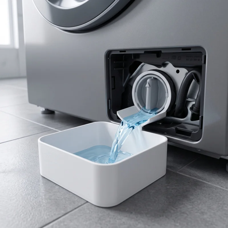Waschmaschinen-Ablauftrichter Ablauffilter Wasserauffangschale zur Reinigung von Fusselfiltern Wasserfangschale Verhindert Bodenauffluss