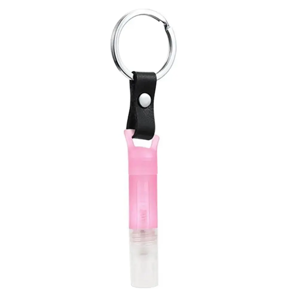 Small New Press Elevator Bottle With Keychain Pen Shaped Spray Bottle Portable 3 ML Empty Bottle Men And Women