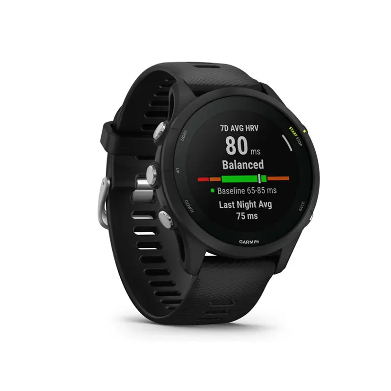 ساعة Garmin Forerunner 255 للجري وركوب الخيل والسباحة الاحترافية، الترياتلون ماراثون المسار والتدريب الميداني #5