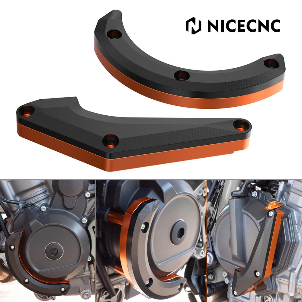 

L&R Engine Alternator Clutch Cover Guard Protector for KTM 790 Duke 2018 2019 2020 2021 2022 2023 890 Duke/R Engine Case Sliders