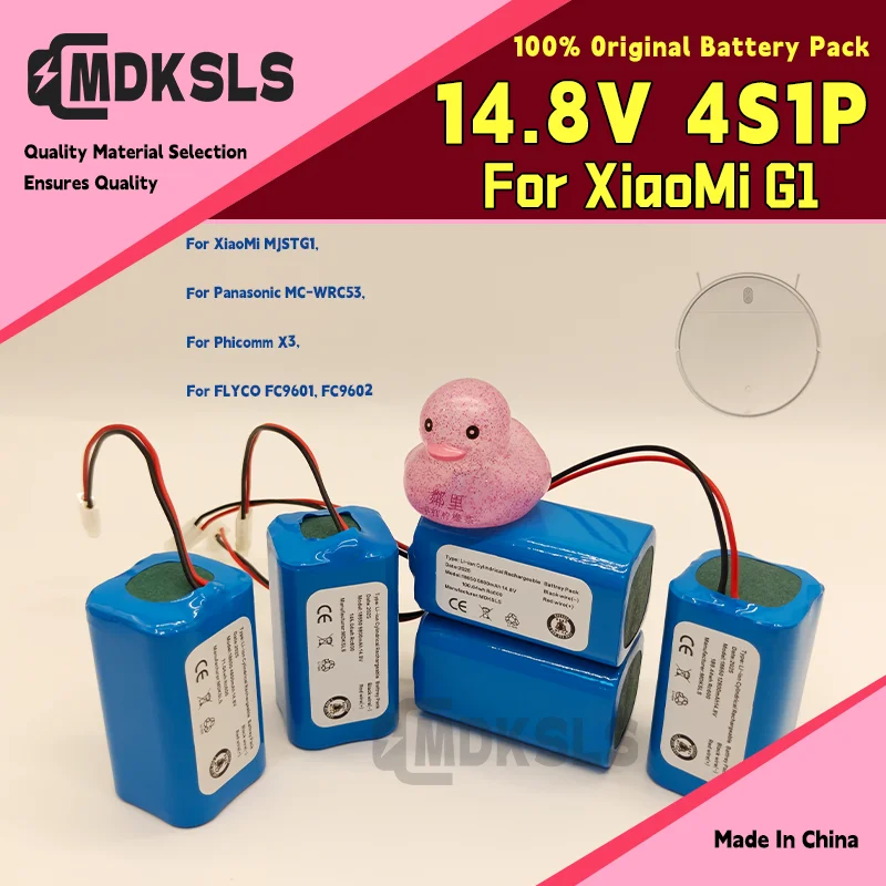 14.8V Lithium Battery SuitableFor Xiaomi Robot Vacuum MOP Essential MJSTG1, Rowenta，Tefal Explorer Series 20，Mijia G1 Mdksls new