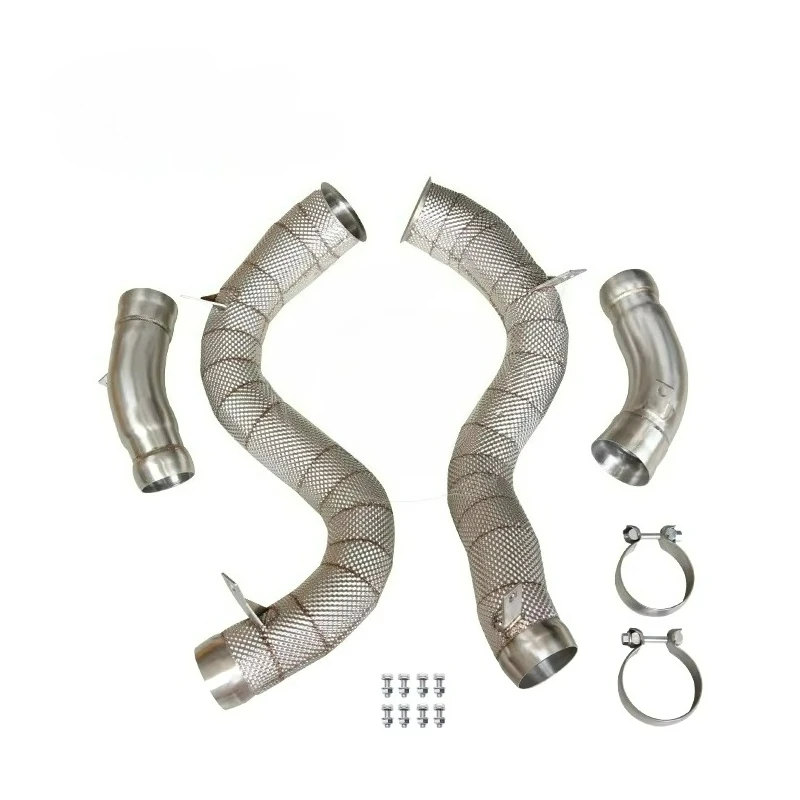 Per MERCEDES AMG GLC63 M177 2018+ Downpipe con scudo termico