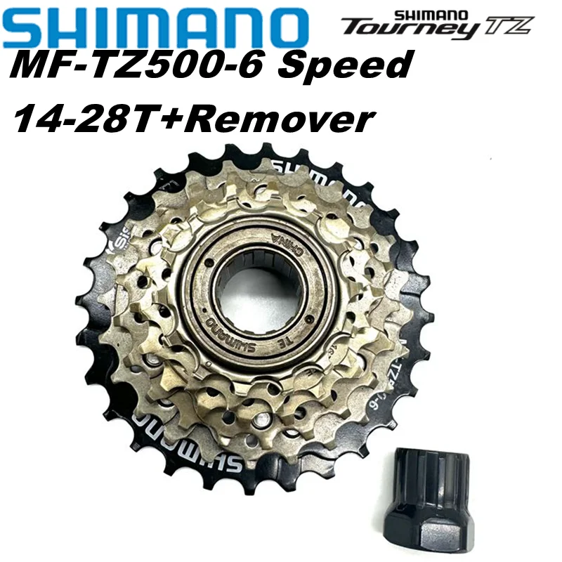 SHIMANO MF-TZ500 MF TZ500 6 Speed Cassette Freewheel 14-28T for MTB Road Cycling Bike 6-speed