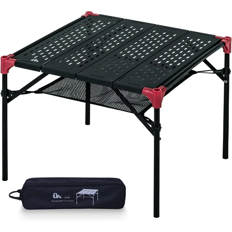 

Выдвижной складной стол с большой столешницей для кемпинга, пешего туризма, пляжного концерта, барбекю и вечеринок, сверхлегкий, компактный