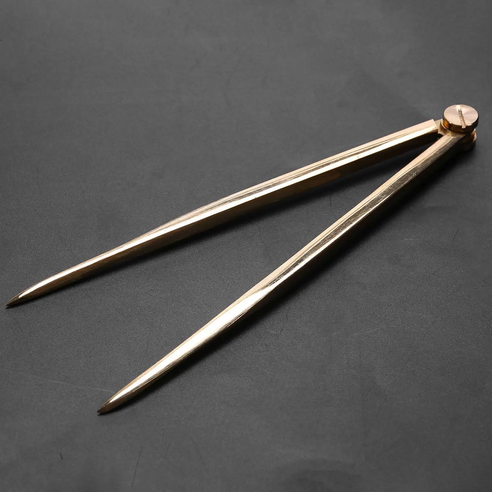 AB11-5X 168Mm Navigation Chart Straight Divider Solid Brass Marine Dividing Tool No Rust For Architects Marine Navigation