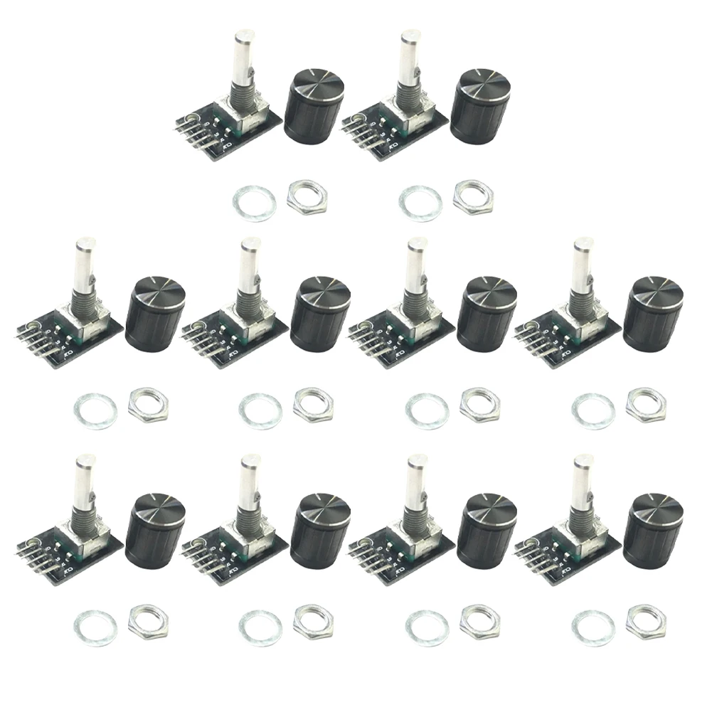 For Accurate Input Rotation KY-040 Rotary Encoder Push Button Knob Encoder For Arduino Projects Rotary Encoder