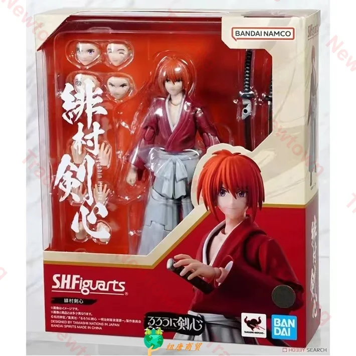 In Stock 100% Authentic Original S.H.Figuarts SHF Kenshin Himura Figure PVC Movable Series Model Toy Ornaments