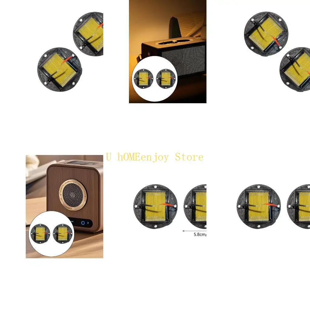 

B0KF Set Of 2Pcs Air Motioning Loudspeakers Tweeter Units for Rich Highs and Reduced Distortions in Speakers