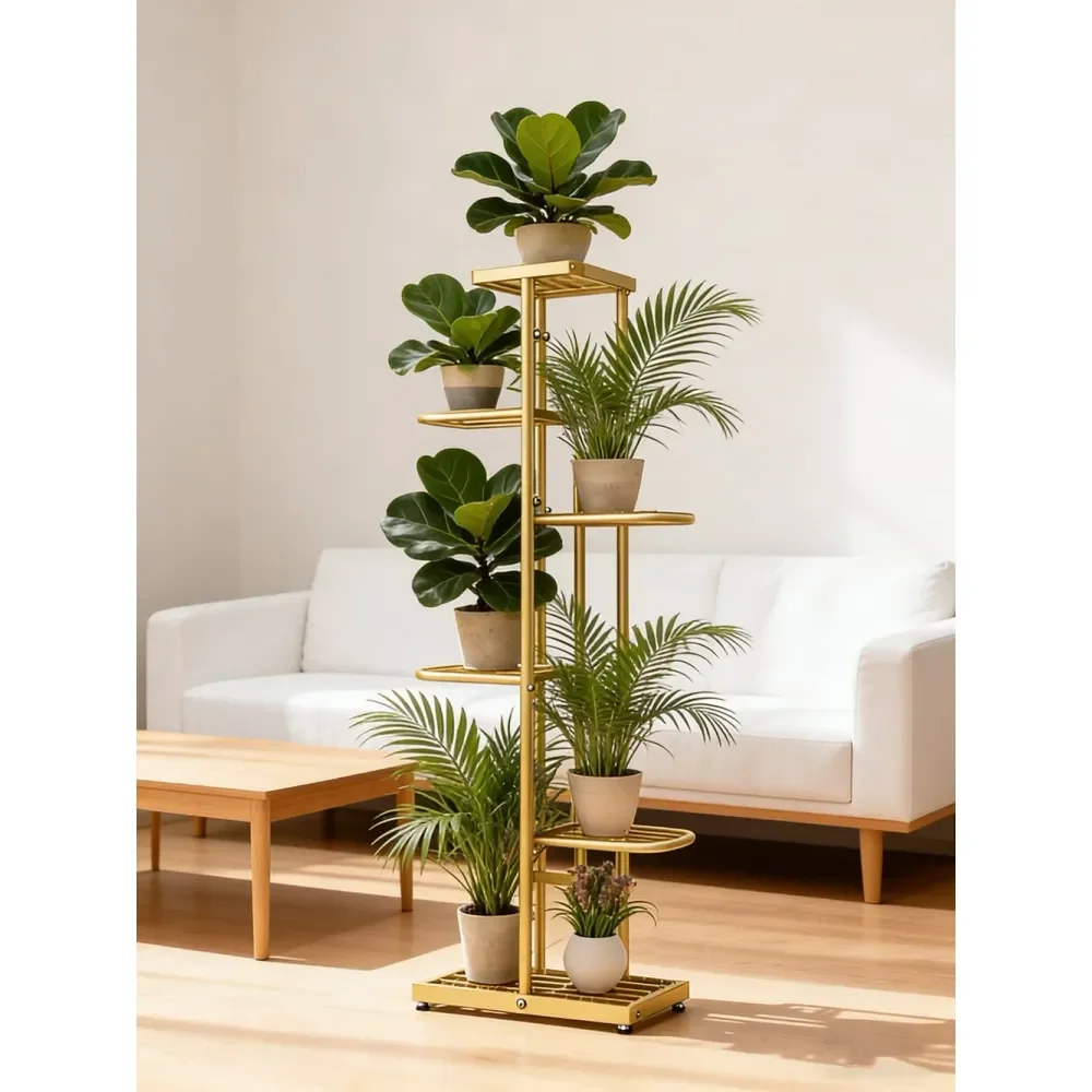 

Seller Bestseller TopSelling 7 6 5 4 Tier Plant Stand, HeavyDuty Metal Frame, Newly graded Metal Plant Stand, HighAngle Multi