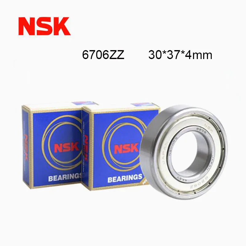 

Japan NSK 6706ZZ High Speed Bearing 5PCS 30x37x4 mm ABEC-7 Thin Ball Bearings 6706Z Ball Bearings 6706-2Z Metal Sealed