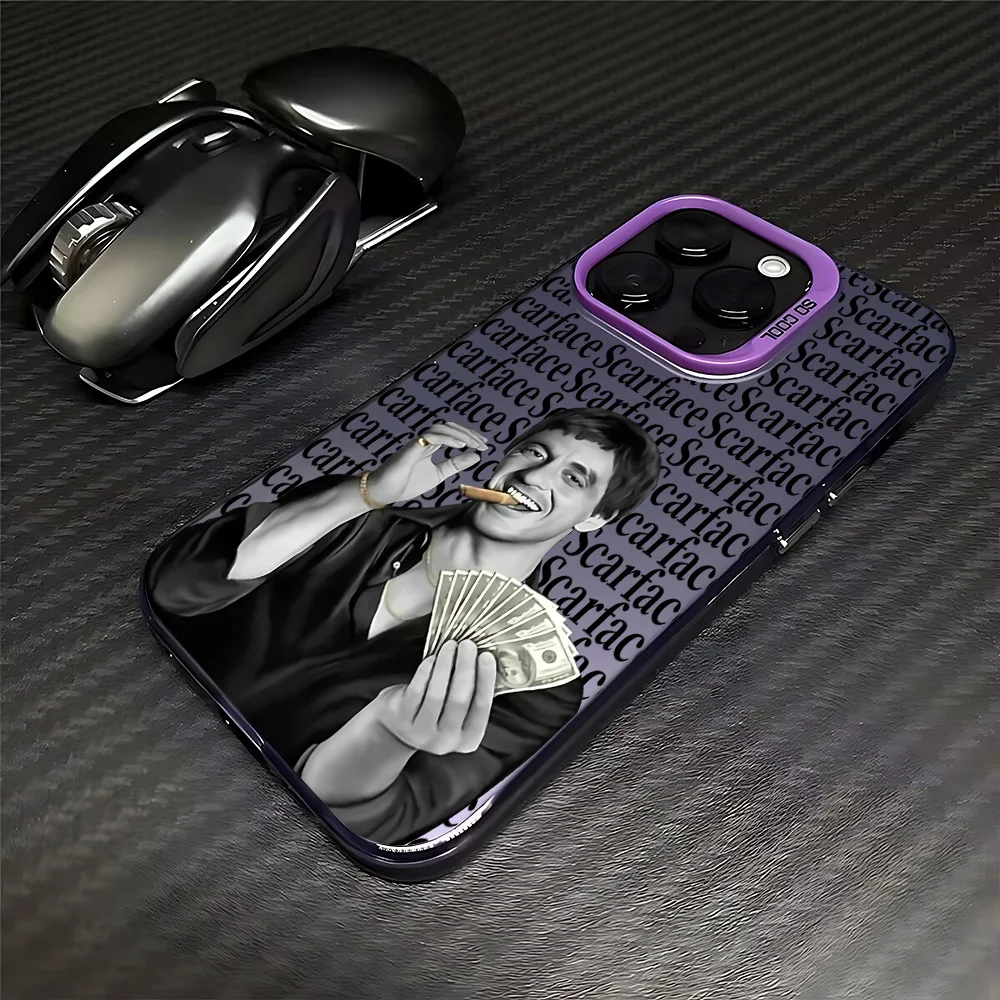 Funda de teléfono Hot Movie S-Scarface para Samsung Galaxy S25 S24 S23 S22 S21 S20 Note20 FE Ultra Edge Plus 4G 5G Anti caída mate