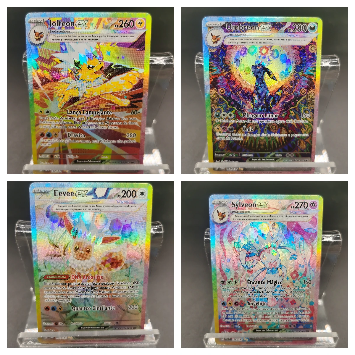 

Коллекционные карты PTCG «сделай сам», бразильский Umbreon Sylveon Espeon ex, самодельная одиночная карта, классическая игра, аниме-карта, подарочная игрушка