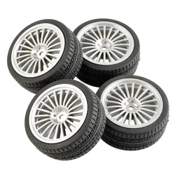 64mm 1/10 RC Racing Car Tires On Road Touring Drift Car Tyre Wheel for Tamiya TT01 TT02 XV01 TA06 PTG-2 HPI WR8 Kyosho HSP