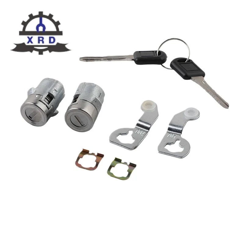 

1Pair Front Left & Right Door Key Lock Cylinder Set for CHEVROLET Cadillac GMC Oldsmobile 707835 706592 15298923 15298924