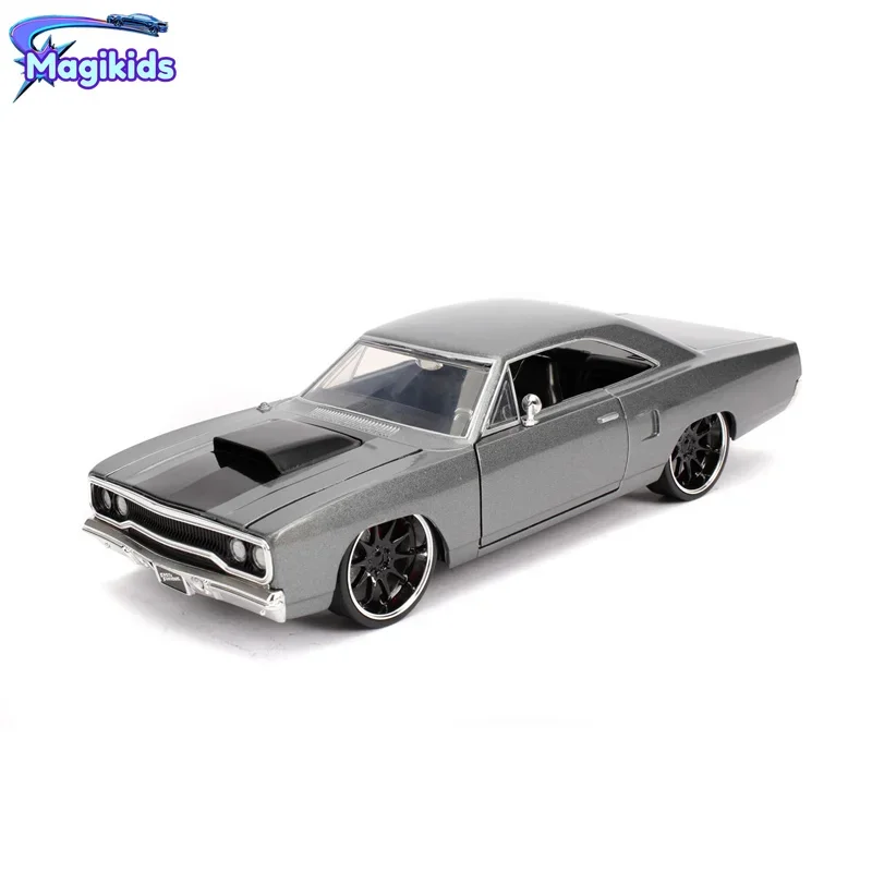 

1:24 Dom's 1970 Plymouth Road Runner car Diecast toys для мальчиков Metal J20