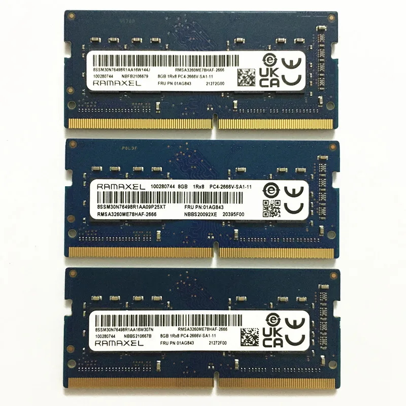 

RAMAXEL DDR4 8GB 2666 RAMS 8GB 1Rx8 PC4-2666V -SA1-11 ddr4 8gb 2666mhz laptop memory SODIMM