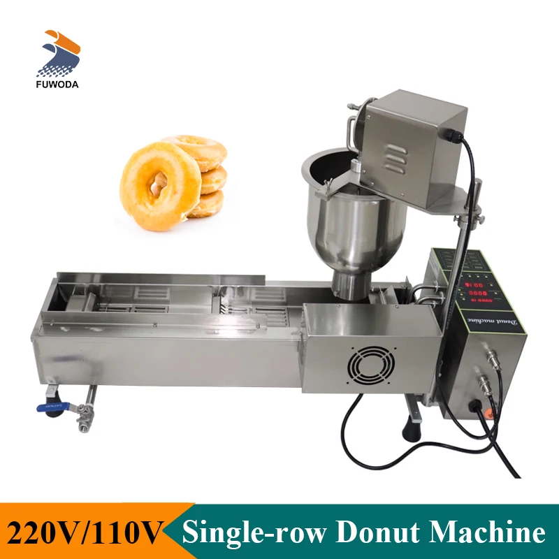 Stainless Steel Donut Maker Fryer Automatic Digital Display 20-120mm Doughnut Making Frying Machine 500Pcs/H