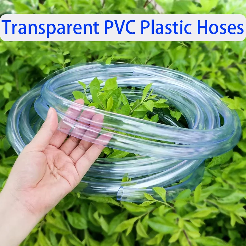 

1M/3M Transparent PVC Plastic Hoses 2 3 4 5 6 8 10 12 14 16 18 20 25mm Inner Diameter High Quality Water Pump Tube Garden Hose