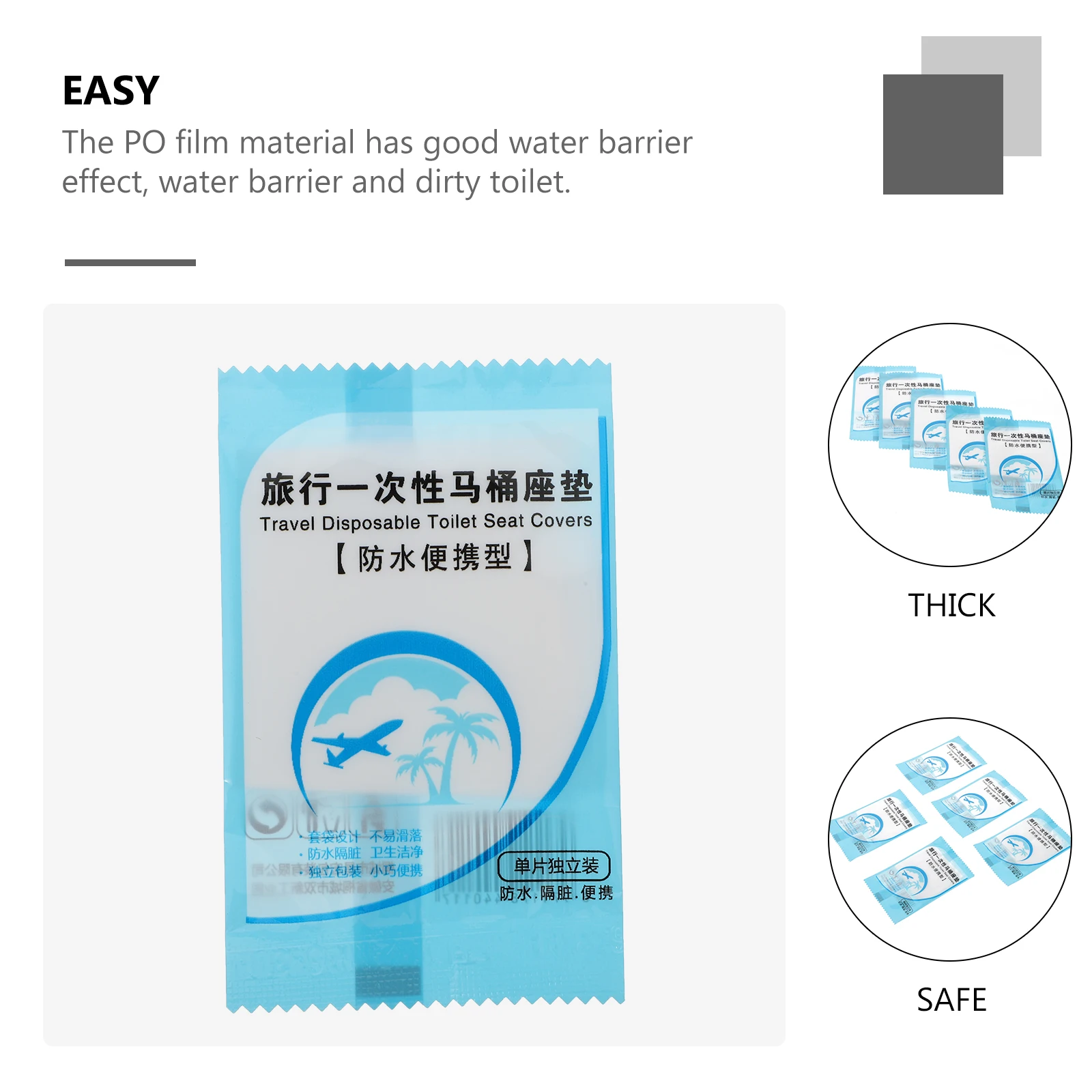 

Toilet Mat Disposable Seat Cover Covers Cushion Potty for Kids Blue Portable Adults Travel