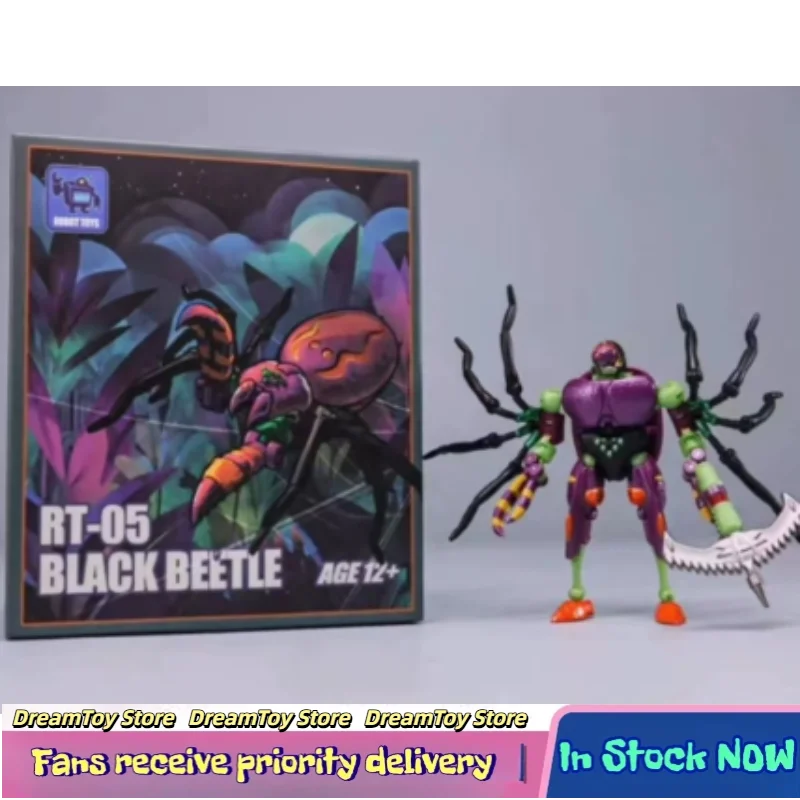 

【In Stock】Transformation ROBOT T0YS BW RT-05 RT05 Tarantulas BLACK BEELE Beast Wars Action Figure Anime Model Toy Holiday Gift