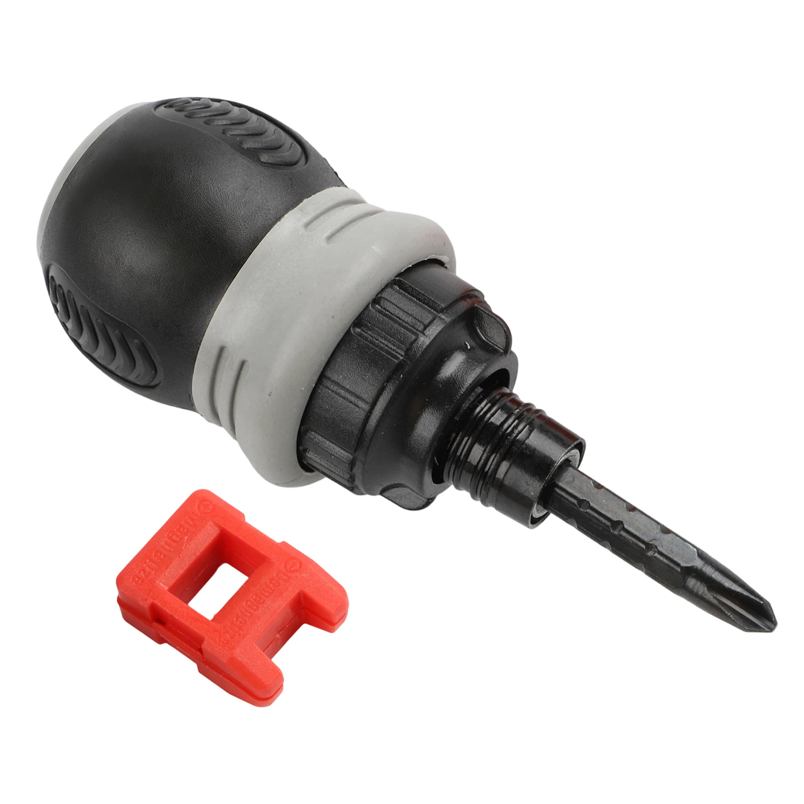 Slotted for cross Bit 2-in-1 Screwdriver Wear Resistant Blunt Tip Portable Pocket Size 2 In 1 Ratchet Screwdriver Hilda
