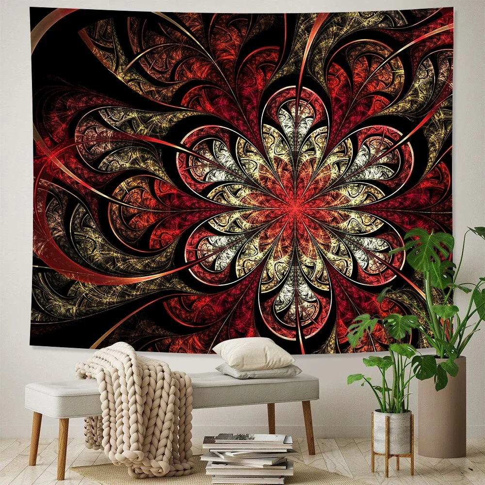 Luxurious church pattern home art tapestry Hippie Bohemian decorative background wall large size sheet sofa blanket