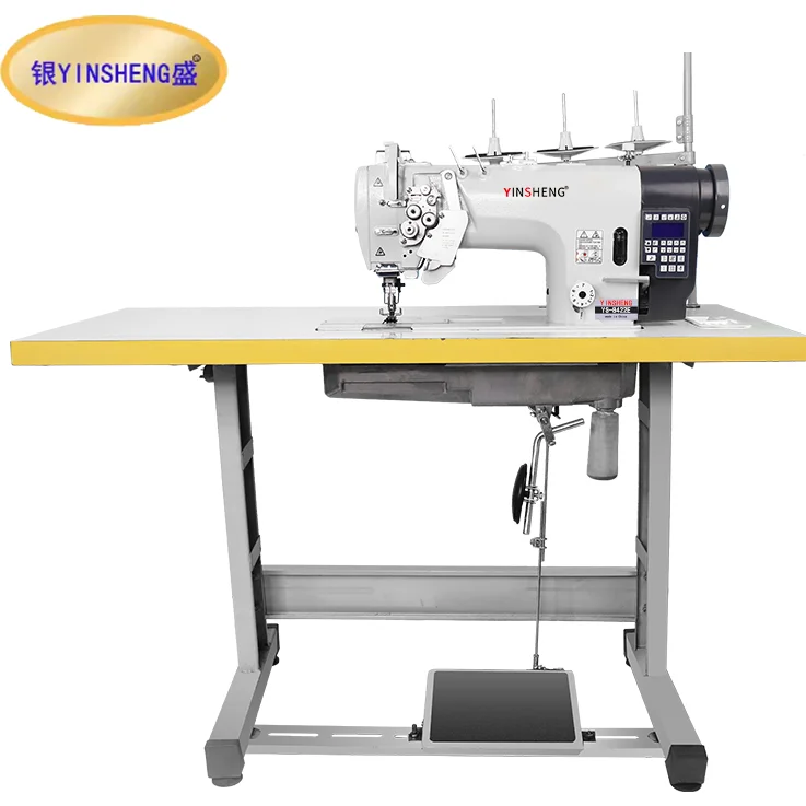 

YS-8422E-LY Double Needle Slacks Trousers Waistband Lockstitch With Industrial Sewing Machine