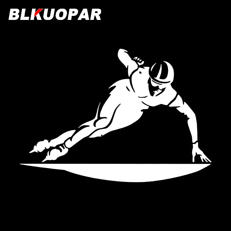 BLKUOPAR Roller Skating Professional Athlete Car Stickers Fashion Sport Decal Waterproof Die Cut Trunk Helmet Car Styling