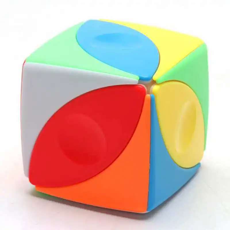 

Magic Eye Speed Cube без наклеек, плавные вращающиеся развивающие сенсорные игрушки для тревоги, аутизма, СДВГ кубик рубика zauber3),fel