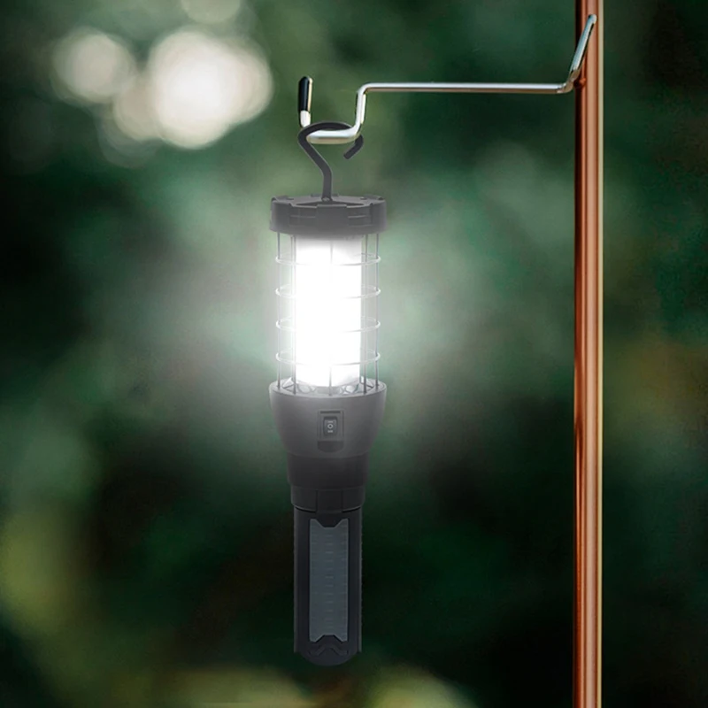 Lampa robocza LED na statywie DW-Grip, lampa z uchwytem kempingowym na zewnątrz, składane nogi, awaryjne i przydrożne