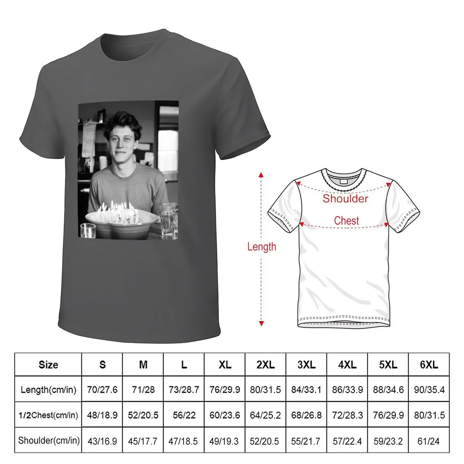 George Mackay Birthday T-Shirt summer tops hippie clothes t shirts men