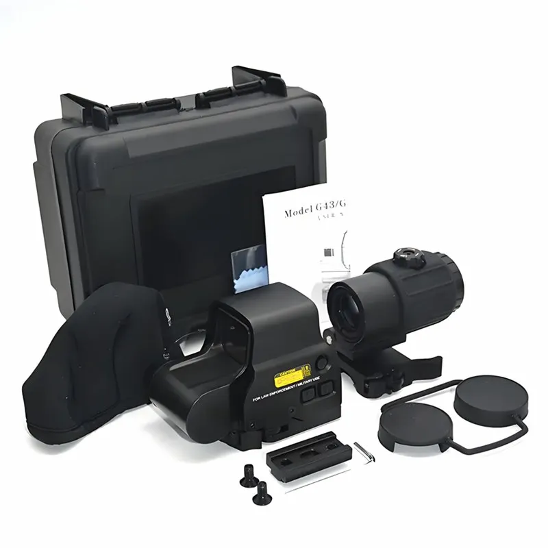 558+G43 طقم رؤية ثلاثي الأبعاد عدسة مكبرة منظر نقطة حمراء/خضراء-رؤية ودقة محسنة