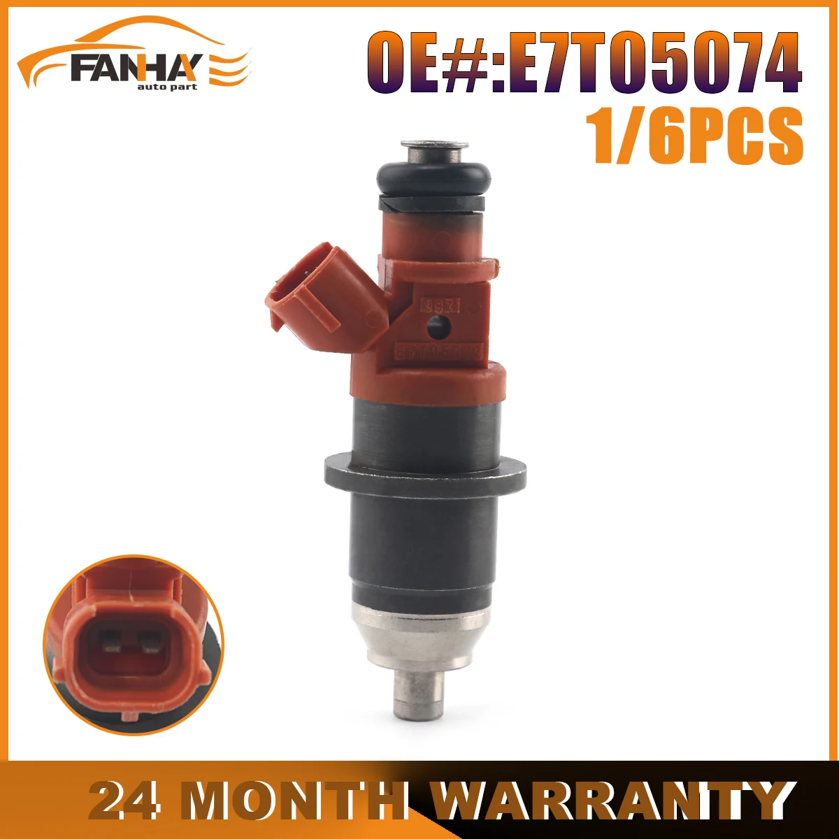 

1/6x E7T05074 Fuel Injectors 68F-13761-00-00 E007T25071 For MITSUBISHI CARISMA Saloon PAJERO PININ 1.8 1999-2001 Car Accessories