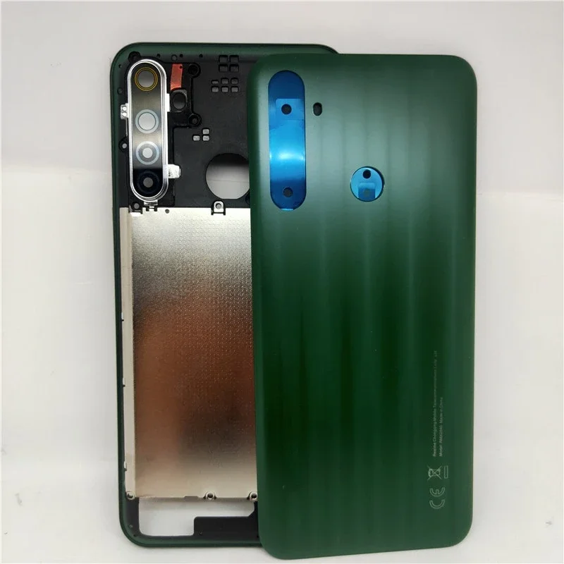 

Полный корпус для Oppo Realme 6i RMX2040, средняя рамка, крышка + задняя крышка аккумулятора, крышка задней двери с объективом камеры