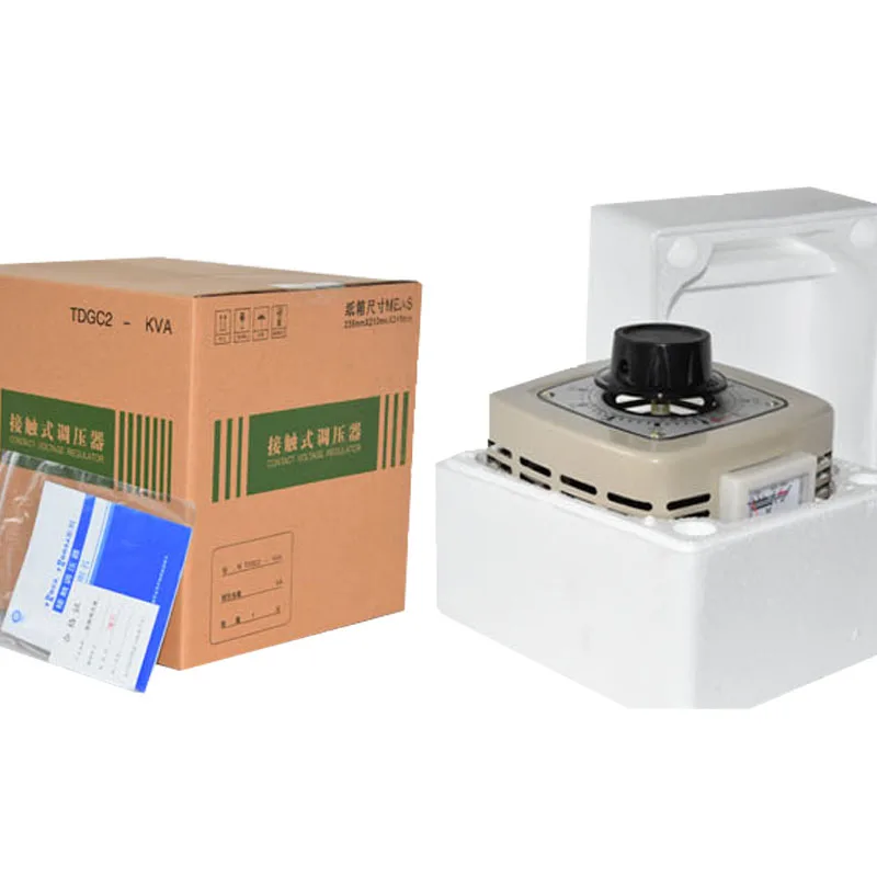 Regolatore di tensione digitale monofase Ingresso 220 V Uscita 0-250 V Trasformatore digitale variabile Regolatore di tensione 5000 W TDGC2-5kva